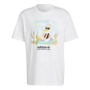 Adidas Originals Adventure Graphic Tee, white