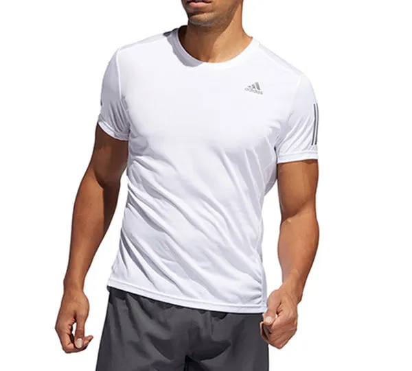 adidas Own The Run Tee Running Short Sleeve White