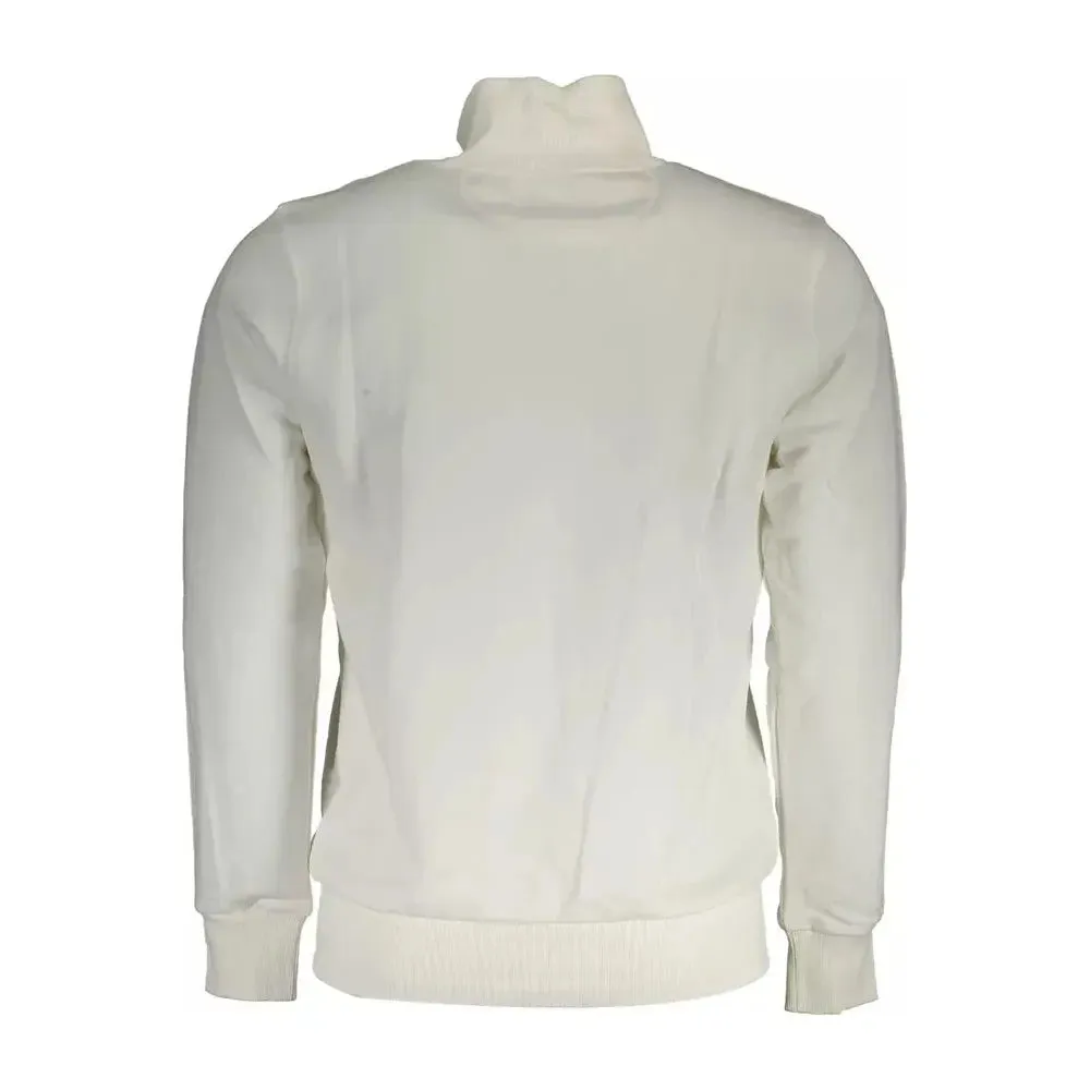 La Martina White Cotton Men Sweater