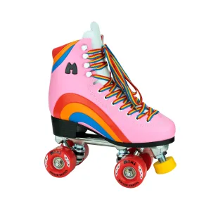 Moxi Rainbow Rider Quad Roller Skate Medium - Pink Heart