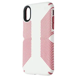 Speck Presidio Grip Case for iPhone XR - Veil White/Lipliner Pink (117059-7575)